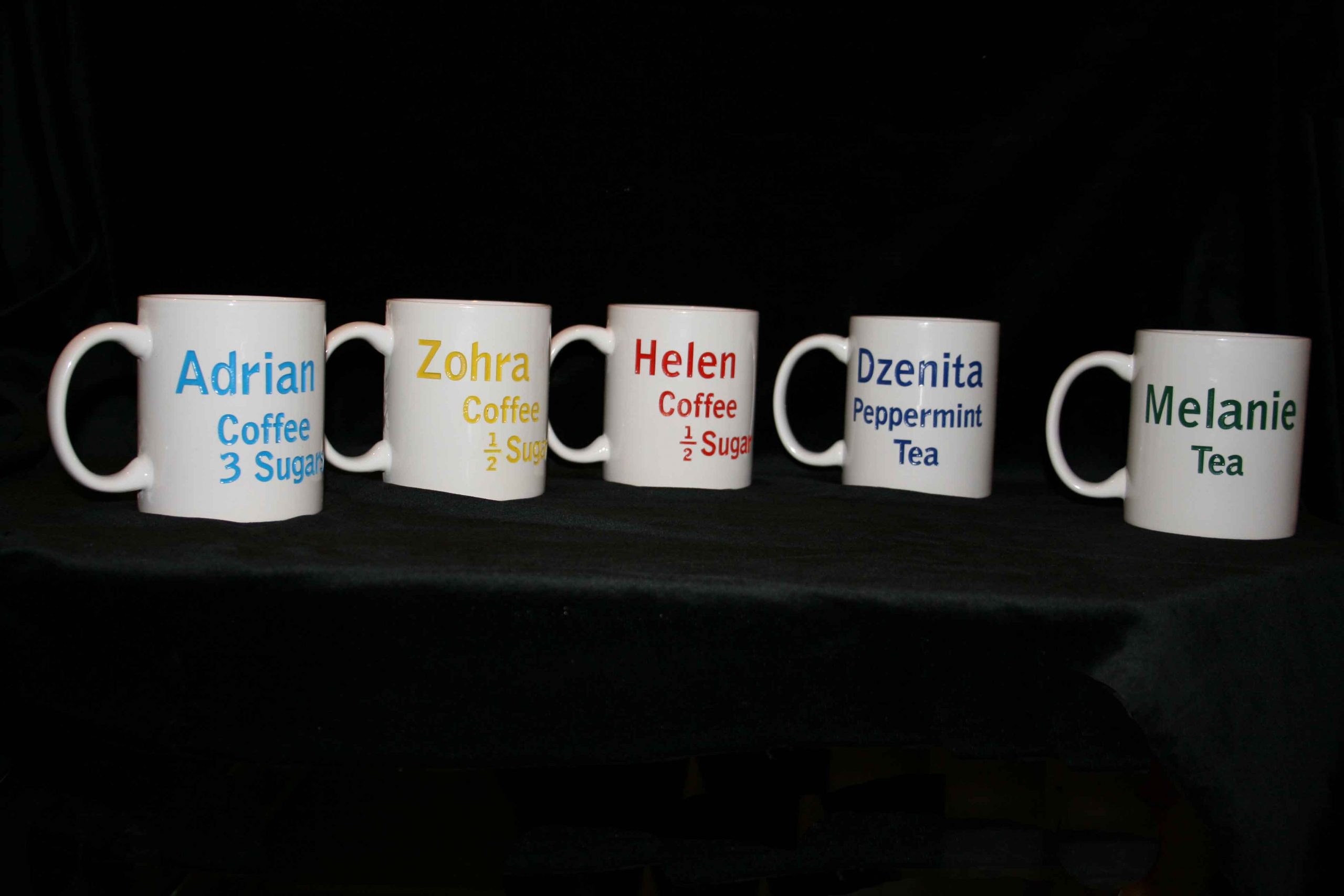 White Mugs