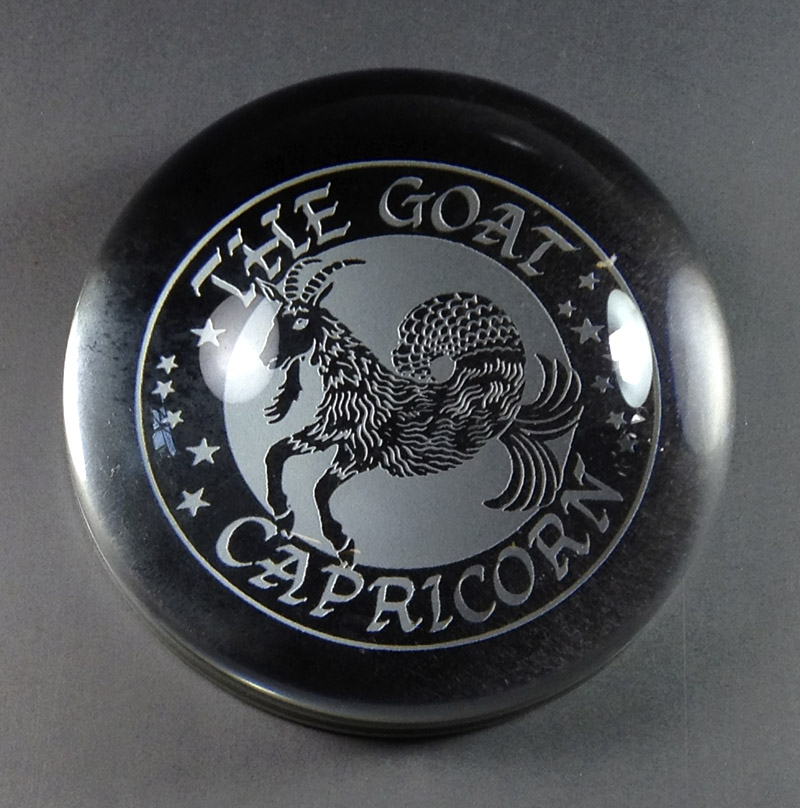 Domed Paperweight engraved as shown