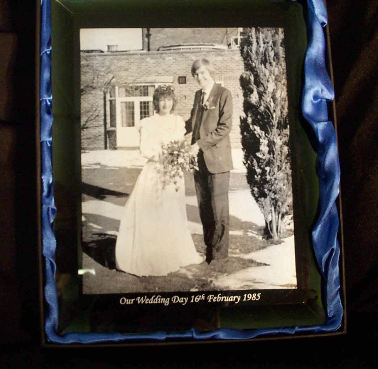 Black Mirror Plaque (Picture uniquely sandblased)