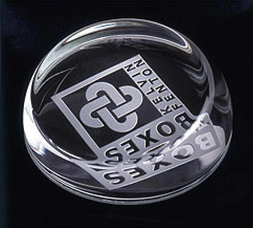 Sliced Dome Paperweight